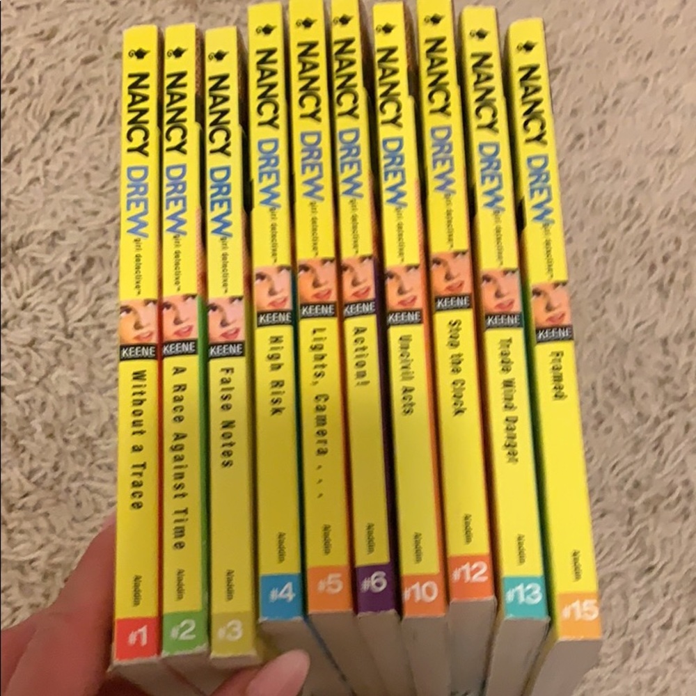Nancy Drew books (10)